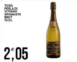 Vantaggio Cash&Carry Toso perla di vitigno spumante brut offerta