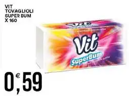 Vantaggio Cash&Carry Vit tovaglioli super bum x 160 offerta