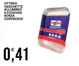 Vantaggio Cash&Carry Ottimo vaschette alluminio 8 porzioni senza coperchio offerta