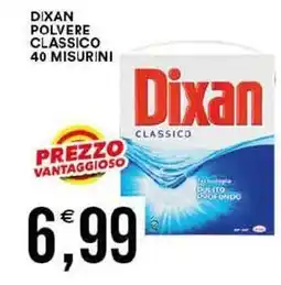 Vantaggio Cash&Carry Dixan polvere classico offerta