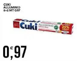 Vantaggio Cash&Carry Cuki alluminio offerta