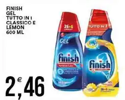 Vantaggio Cash&Carry Finish gel tutto in 1 classico e lemon offerta