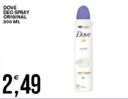 Vantaggio Cash&Carry Dove deo spray original offerta