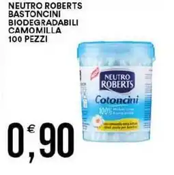 Vantaggio Cash&Carry Neutro roberts bastoncini biodegradabili camomilla offerta