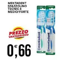 Vantaggio Cash&Carry Mentadent spazzolino tecnic 3 medio/forte offerta