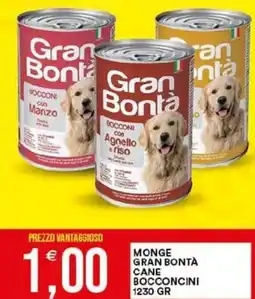 Vantaggio Cash&Carry Monge gran bonta cane bocconcini offerta
