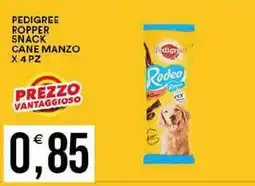 Vantaggio Cash&Carry Pedigree ropper snack cane manzo offerta