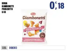 Adhoc Doria giambonetti prosciutto offerta