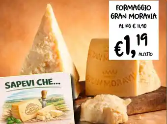 èccoMI Formaggio gran moravia offerta
