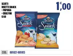 Adhoc Scotti risette snack -paprika - erbefini offerta