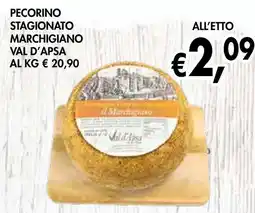 èccoMI Pecorino stagionato marchigiano val d'apsa offerta