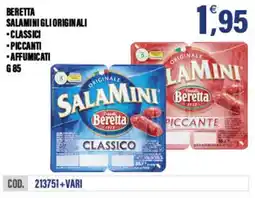 Adhoc Beretta salamini gli originali offerta