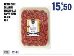 Adhoc Metro chef salamini senza pelle happy hour offerta