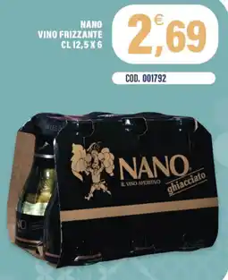 Adhoc Nano vino frizzante offerta