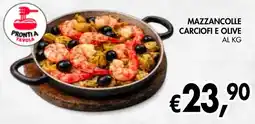 èccoMI Mazzancolle carciofi e olive offerta