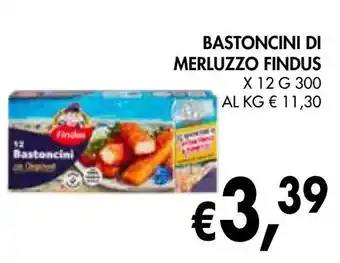 èccoMI Bastoncini di merluzzo FINDUS offerta