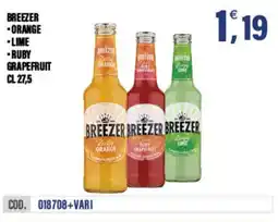 Adhoc Breezer -orange -lime -ruby grapefruit offerta