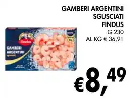 èccoMI Gamber argentini gamberi argentini sgusciati FINDUS offerta