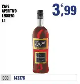 Adhoc L'ape aperitivo leggero offerta