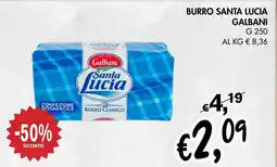 èccoMI Burro santa lucia Galbani Santa GALBANI offerta