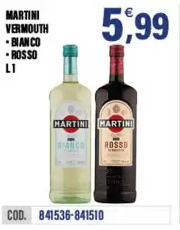 Adhoc Martini vermouth -bianco -rosso offerta