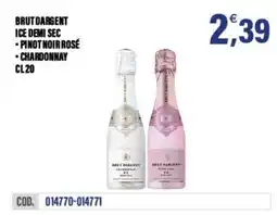 Adhoc Brut dargent ice demi sec - pinot noir rosé -chardonnay offerta
