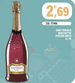 Adhoc Sant'orsola brachetto d'acqui docg offerta