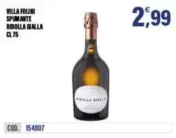 Adhoc Villa folini spumante ribolla gialla offerta