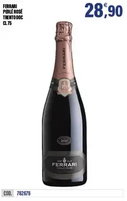 Adhoc Ferrari perlé rosé trento doc offerta