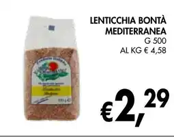 èccoMI Lenticchia bontà mediterranea offerta