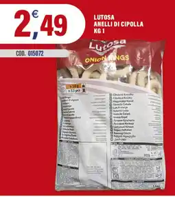 Adhoc Lutosa anelli di cipolla offerta