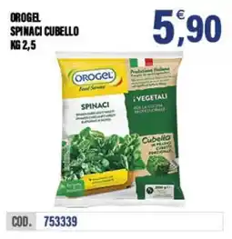 Adhoc Orogel spinaci cubello offerta