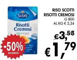 èccoMI Riso scotti risotti cremosi offerta