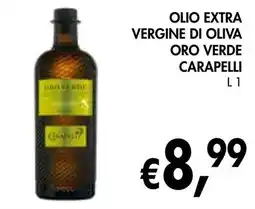 èccoMI Olio extra vergine di oliva oro verde carapelli offerta