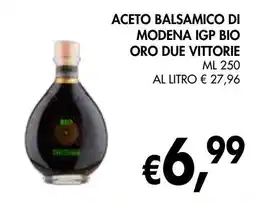 èccoMI Aceto balsamico di modena igp bio oro due vittorie offerta