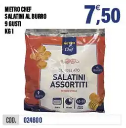 Adhoc Metro chef salatini al burro 9 gusti offerta