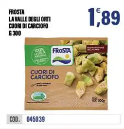Adhoc Frosta la valle degli orti cuori di carciofo offerta
