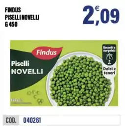 Adhoc Findus piselli novelli offerta
