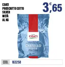 Adhoc Coati prosciutto cotto silver metà offerta