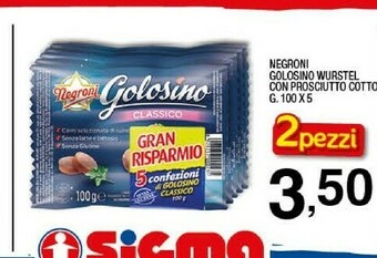 Sigma Wurstel offerta