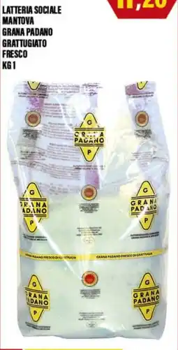 Adhoc Latteria sociale mantova grana padano grattugiato fresco offerta