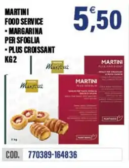 Adhoc Martini food service margarina per sfoglia -plus croissant offerta