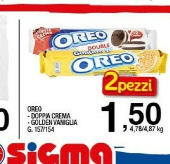 Sigma Oreo offerta