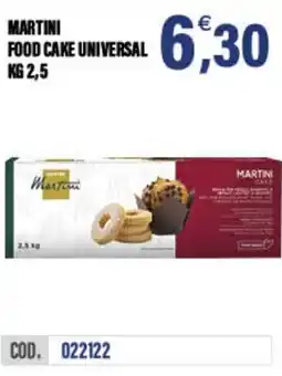 Adhoc Martini food cake universal offerta
