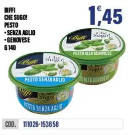 Adhoc Biffi che sugo! pesto -senza aglio -genovese offerta