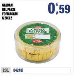 Adhoc Galbani bel paese formaggini offerta