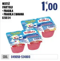 Adhoc Nestle fruttolo -fragola -fragola e banana offerta