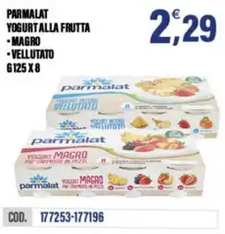 Adhoc Parmalat yogurt alla frutta -magro -vellutato offerta