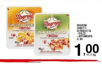 Sigma Pancetta offerta