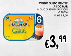 èccoMI Tonno gusto gentile AS DO MAR offerta